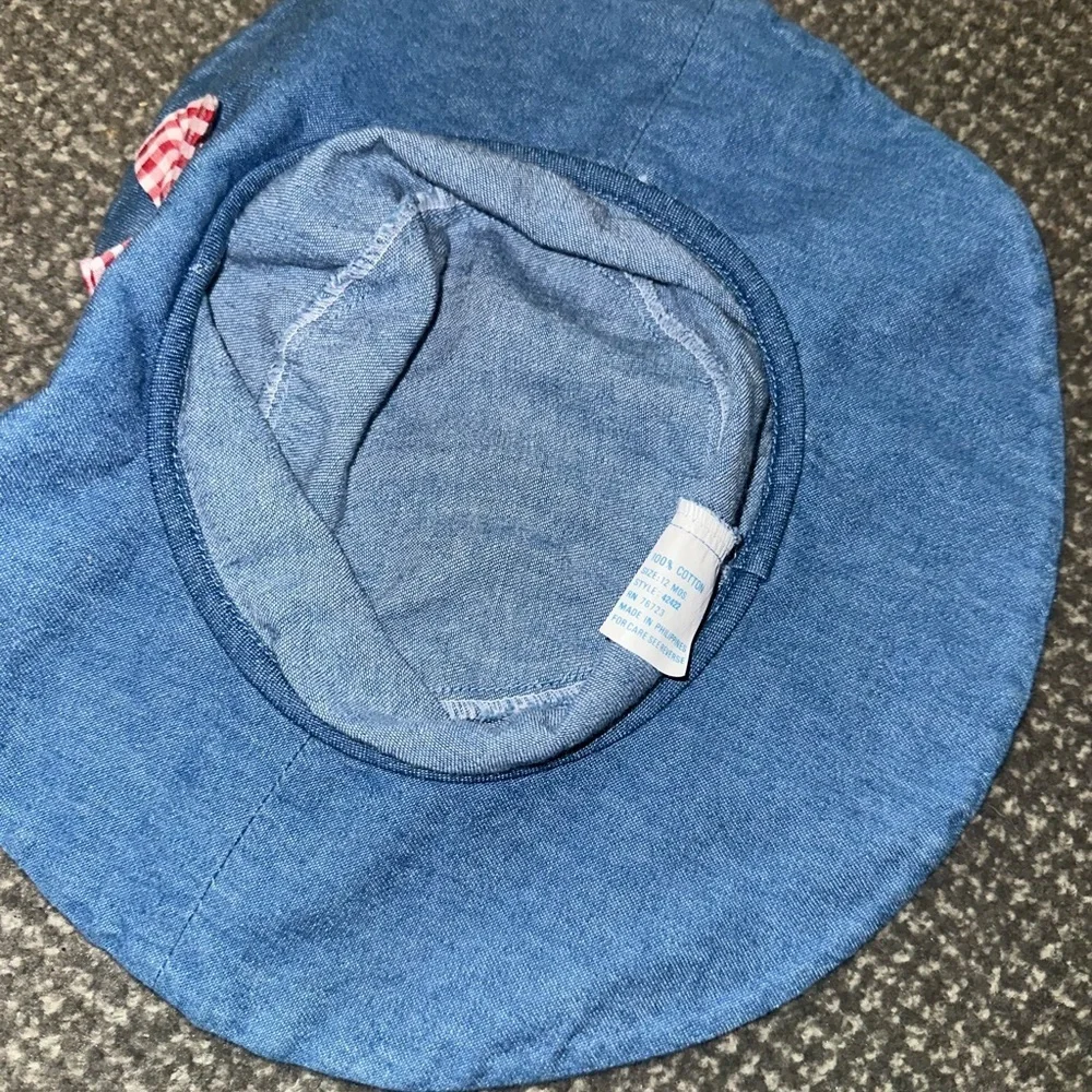 Jean bucket hat for infant